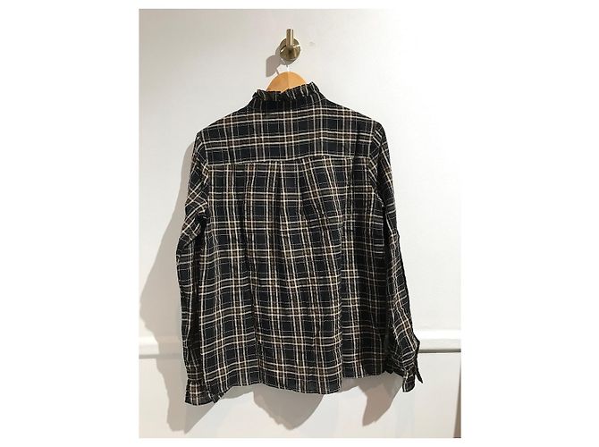 Autre Marque Camicia Bella Jones a quadri T.2 Nero - vista 3