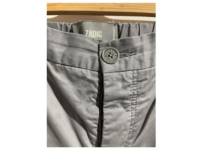 Autre Marque Pantalones Zadig & Voltaire gris T.36 - vista 3