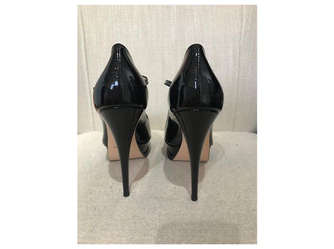 Autre Marque Décolleté Yves Saint Laurent neri T.37 Nero - vista 4