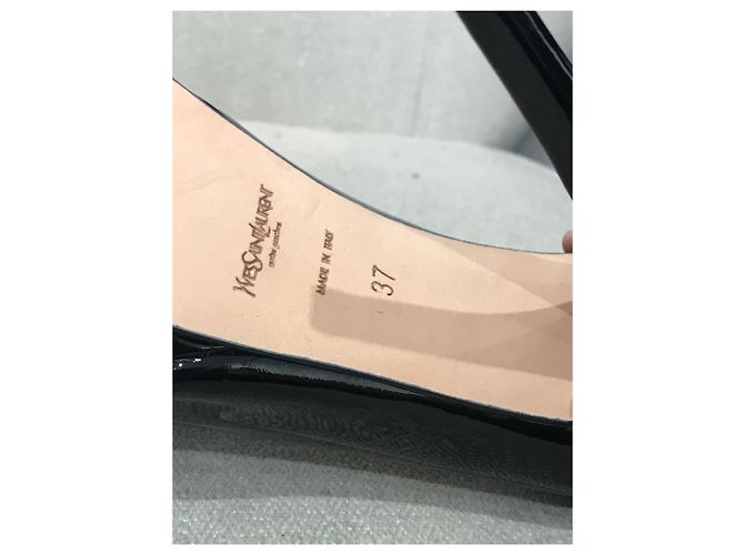 Autre Marque Décolleté Yves Saint Laurent neri T.37 Nero - vista 5