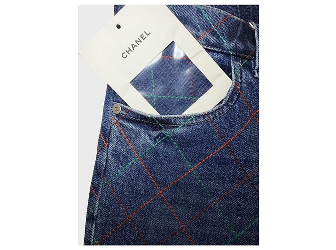 Jeans Chanel T.40 NUEVO Azul - vista 3