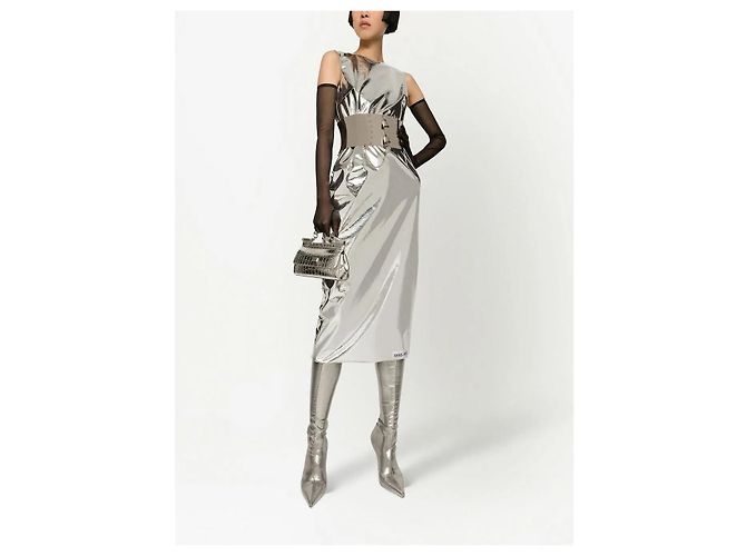 Ceinture corset Dolce & Gabbana Silvery - view 2