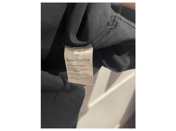 Camiseta Acne Studios negra T.S Negro - vista 5
