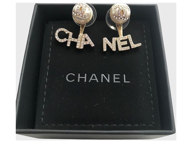Pendientes Chanel de perlas Negro - vista 2