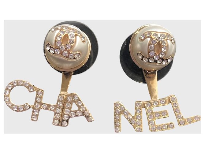 Pendientes Chanel de perlas Negro - vista 3