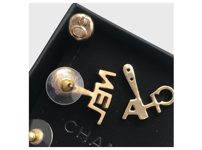 Pendientes Chanel de perlas Negro - vista 5