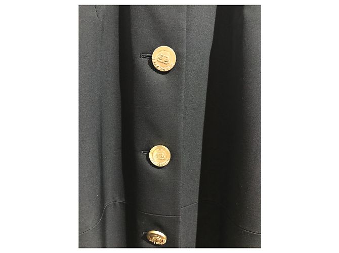 Abrigo Balenciaga negro T.32 - vista 2