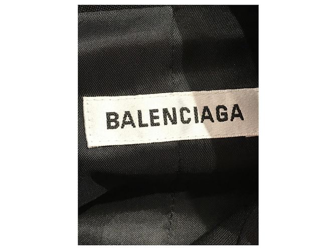 Abrigo Balenciaga negro T.32 - vista 4