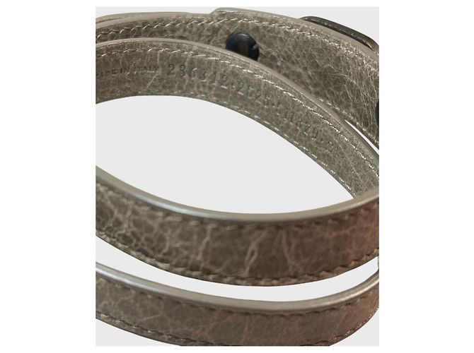 Bracciale Balenciaga Arena T.S Grigio - vista 5