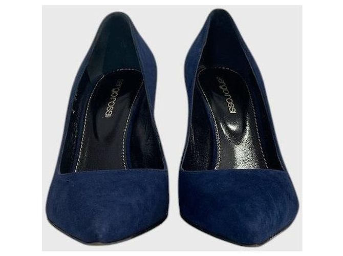 Décolleté Sergio Rossi blu T.36 - vista 2