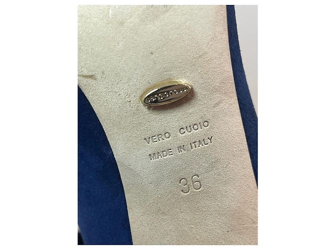 Décolleté Sergio Rossi blu T.36 - vista 5