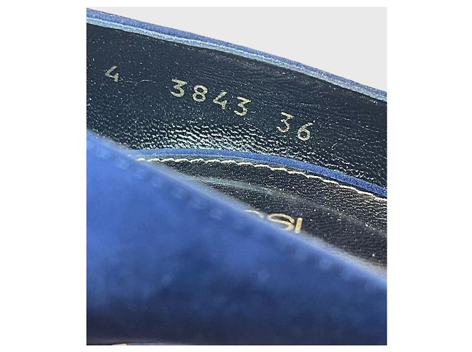 Décolleté Sergio Rossi blu T.36 - vista 7