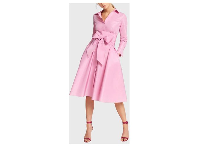 Carolina Herrera Kleid rosa T.40 Pink - Ansicht 2
