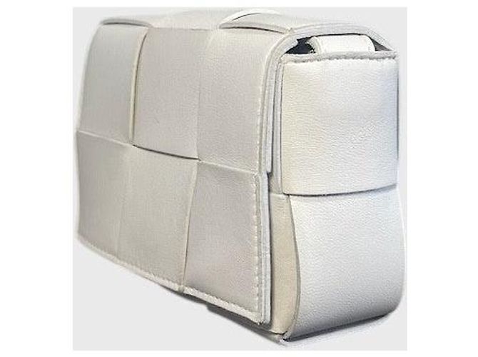 Borsa Bottega Veneta Candy Cassette bianca Bianco - vista 2
