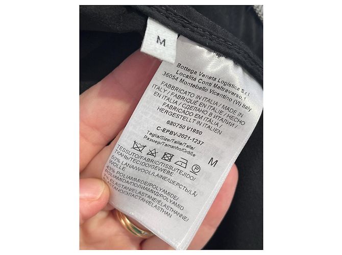 Giacca Bottega Veneta nera T.M NUOVA Nero - vista 10