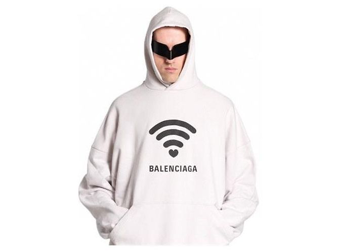 Balenciaga Sweatshirt beige T.S - Ansicht 2