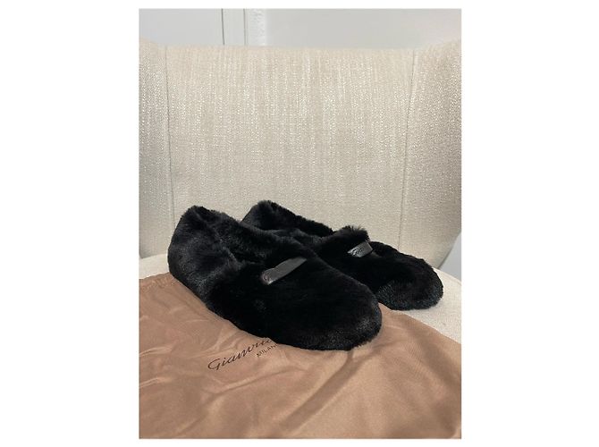 Bailarinas Gianvito Rossi negras T.37 Negro - vista 8