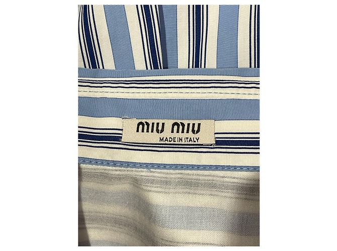 Miu Miu Hemdkleid blau T.34 - Ansicht 6