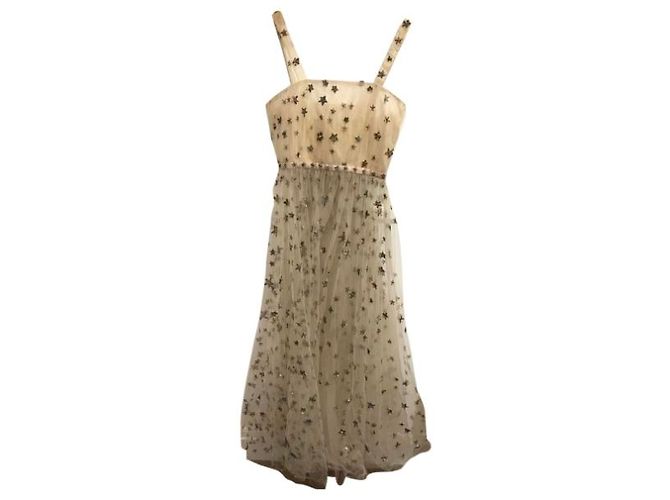 Valentino Garavani Valentino Sternenkleid T.36 Beige - Ansicht 6