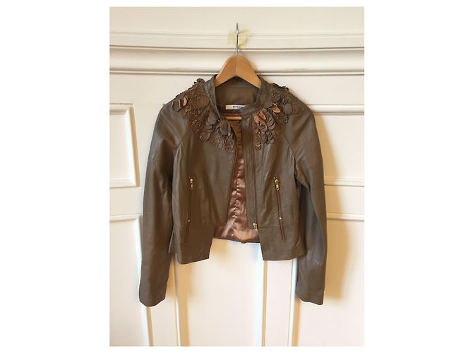 Veste Givenchy taupe T.38 Camel - view 2