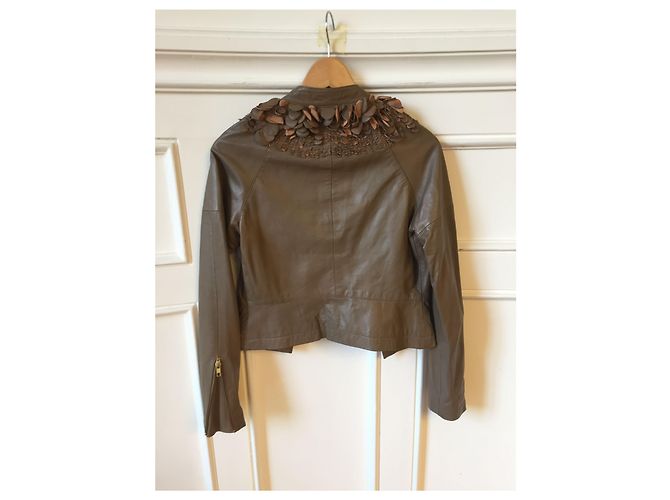 Veste Givenchy taupe T.38 Camel - view 4