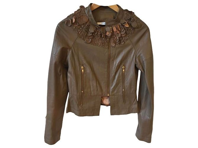 Veste Givenchy taupe T.38 Camel - view 7