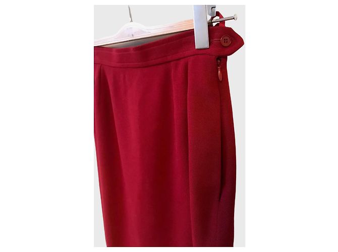 Autre Marque Falda Yves Saint Laurent roja T.36 - vista 2