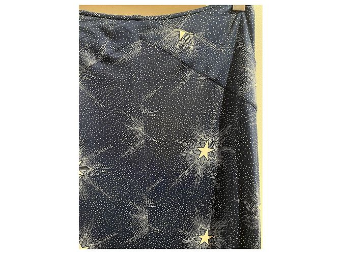 Falda Paco Rabanne azul T.42 - vista 2