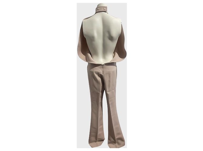 Courreges Macacão Courrèges bege T.38 - vista 2