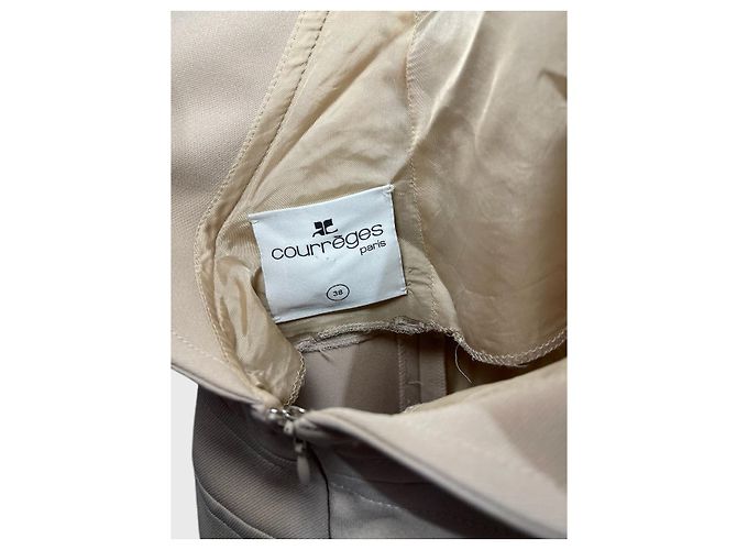 Courreges Macacão Courrèges bege T.38 - vista 8
