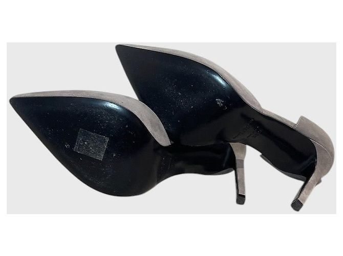 Autre Marque Décolleté Saint Laurent grigi T.36,5 Grigio - vista 4