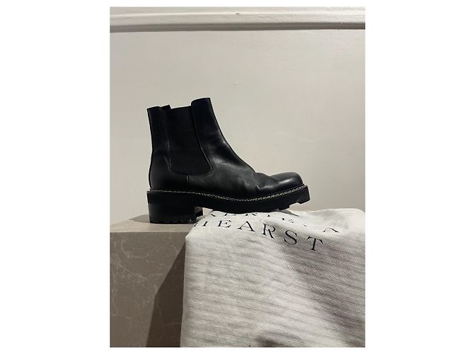 Botines Gabriela Hearst T.40 Negro - vista 10