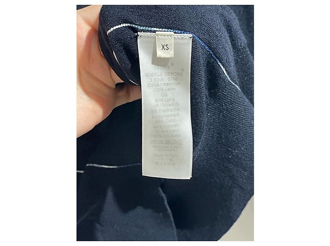Céline Camisola Celine azul marinho T.XS - vista 7