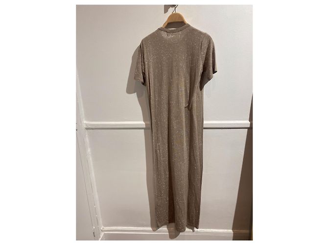 Vestido Iro Lina beige de viscosa XS - vista 2