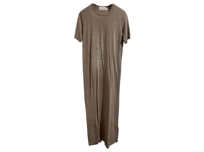 Vestido Iro Lina beige de viscosa XS - vista 5