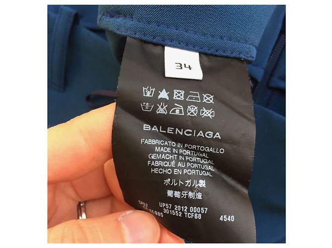 Pantalones Balenciaga Azules T.34 - vista 4
