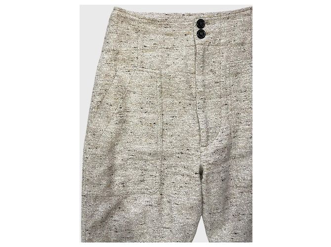 Isabel Marant Etoile Pantalones Isabel Marant beige T.32 - vista 2