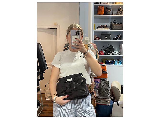 Maison Martin Margiela Pochette Maison Margiela Glam Slam Nero - vista 9