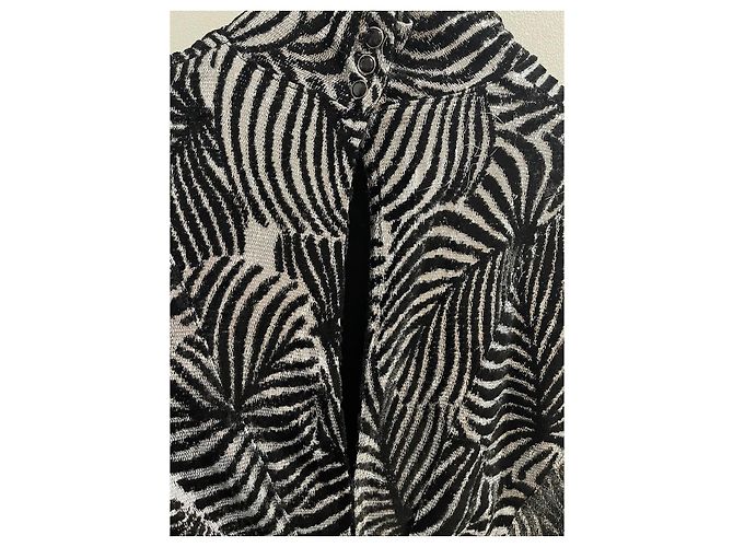 Paco Rabanne Zebra-Kleid T.46 Metallisch - Ansicht 6