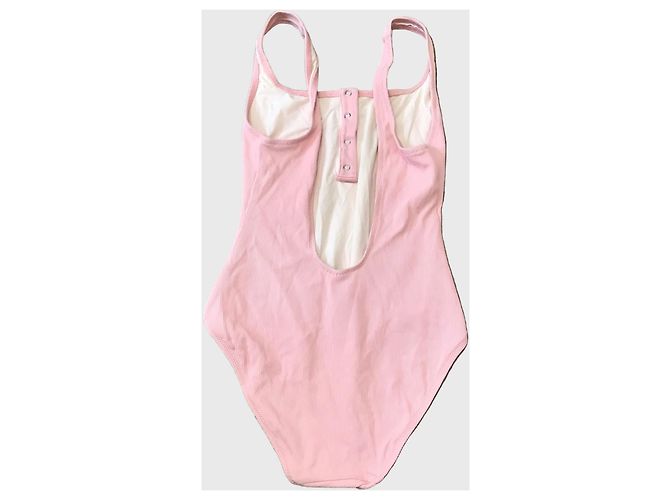 Autre Marque Bañador Solid & Striped rosa - vista 2