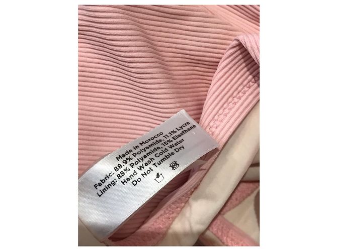 Autre Marque Bañador Solid & Striped rosa - vista 5