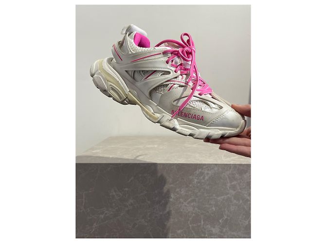 Sneaker Balenciaga Track T.36 Bianco - vista 3