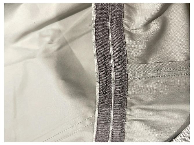 Minifalda Rick Owens de algodón gris XS - vista 3