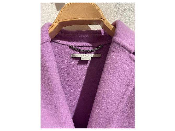 Stella Mc Cartney Abrigo Stella McCartney violeta T.34 Púrpura - vista 2