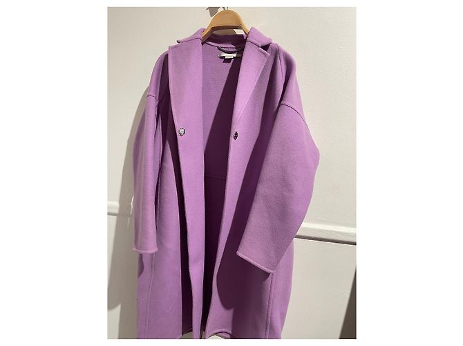 Stella Mc Cartney Abrigo Stella McCartney violeta T.34 Púrpura - vista 6