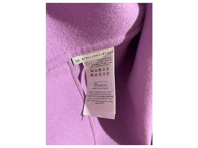 Stella Mc Cartney Abrigo Stella McCartney violeta T.34 Púrpura - vista 7