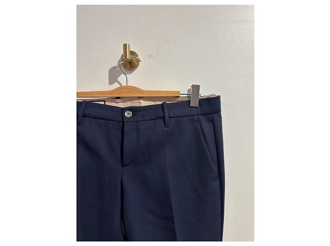 Calças Gucci azul marinho T.38 - vista 2