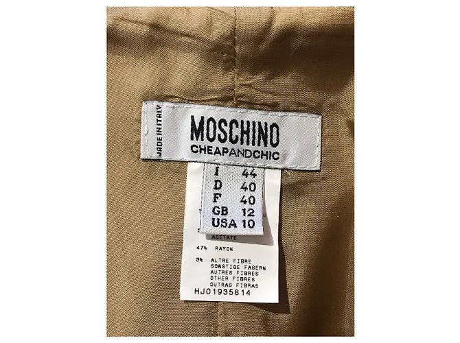 Traje Moschino beige T.40 - vista 14