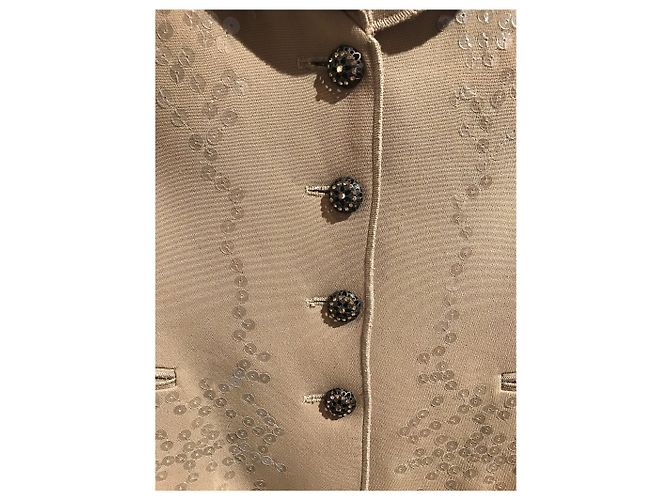 Traje Moschino beige T.40 - vista 8