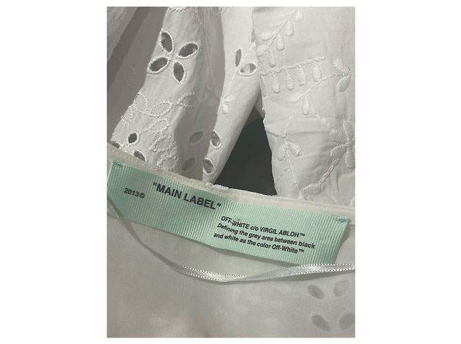 Off White Off-White Bluse weiß T.40 - Ansicht 5